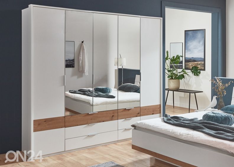 Vaatekaappi Gibraltar 225 cm + kehys kuvasuurennos