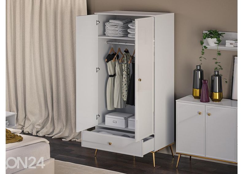 Vaatekaappi Gloss 92 cm kuvasuurennos