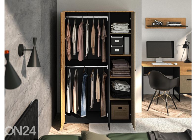 Vaatekaappi Gotland 120 cm kuvasuurennos