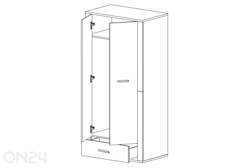 Vaatekaappi Gress kuvasuurennos