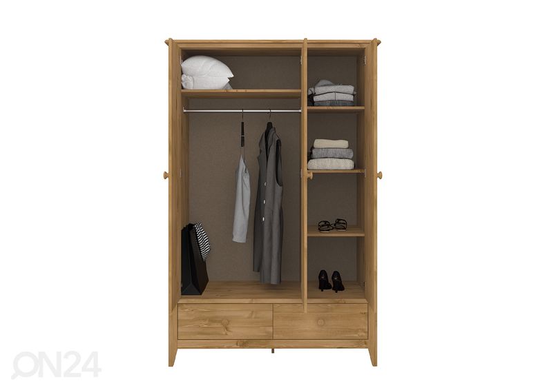 Vaatekaappi Heston, kanelinruskea kuvasuurennos