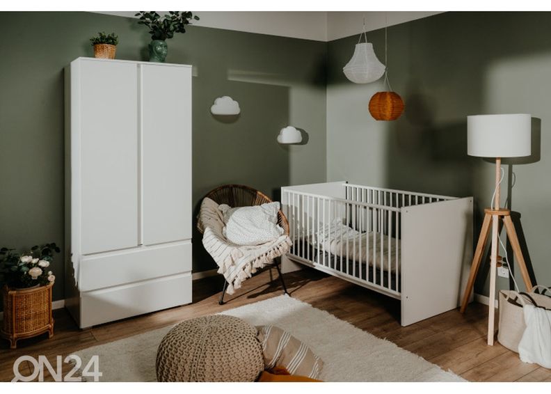 Vaatekaappi Image, valkoinen kuvasuurennos