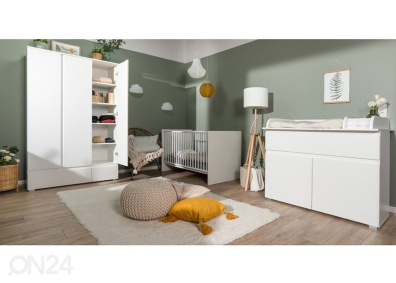 Vaatekaappi Image, valkoinen kuvasuurennos