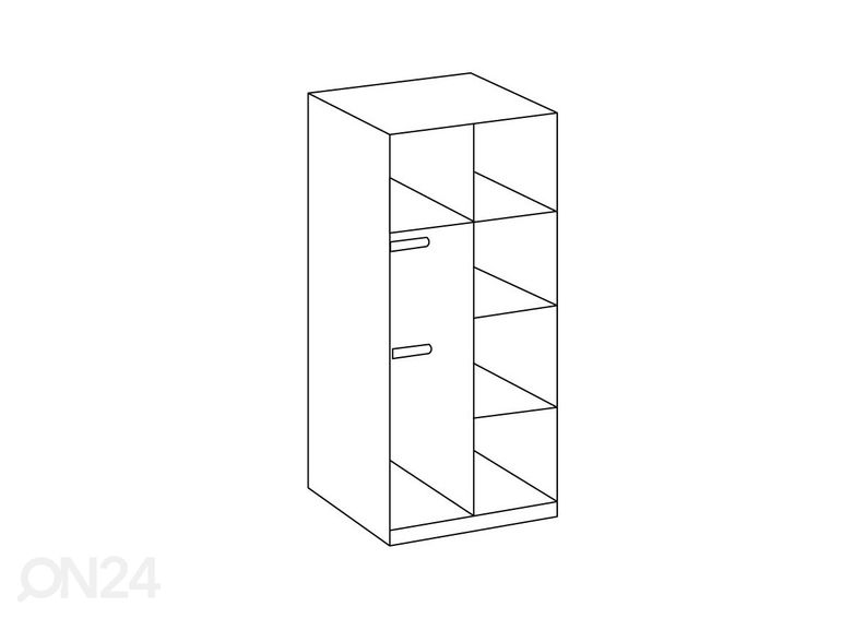 Vaatekaappi Jalta 95 cm kuvasuurennos