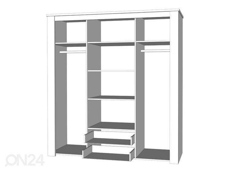 Vaatekaappi KENT kuvasuurennos