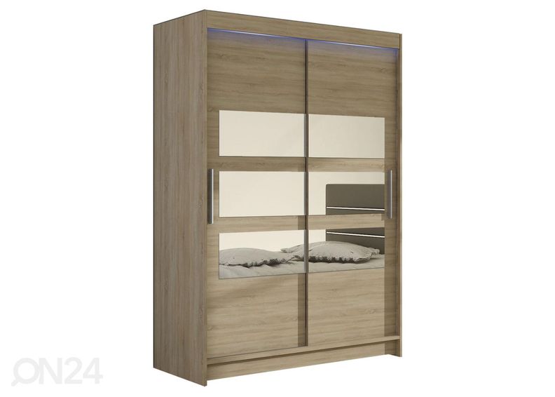 Vaatekaappi + LED kuvasuurennos