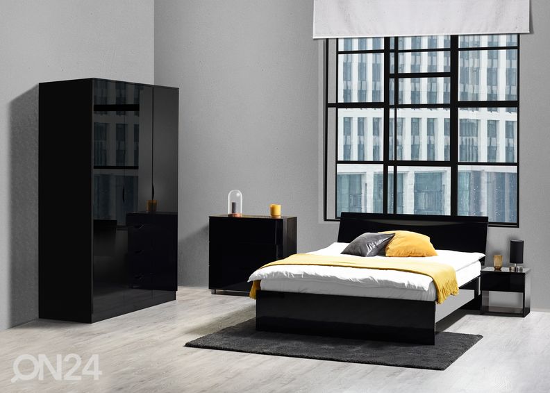 Vaatekaappi LETTY BLACK kuvasuurennos