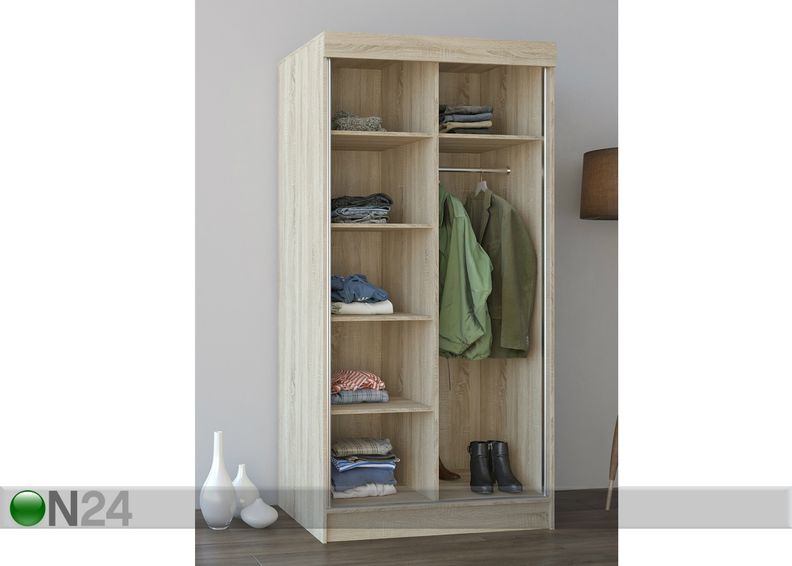 Vaatekaappi liukuovilla 100 cm kuvasuurennos