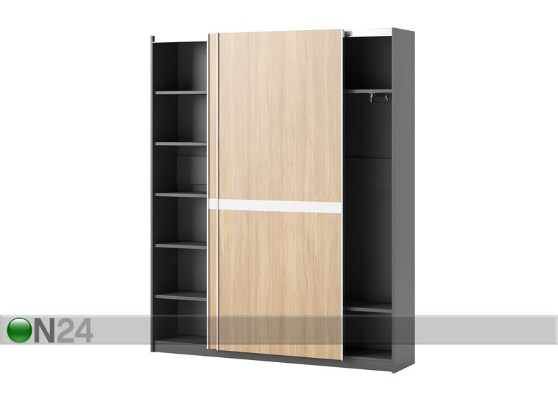 Vaatekaappi liukuovilla kuvasuurennos