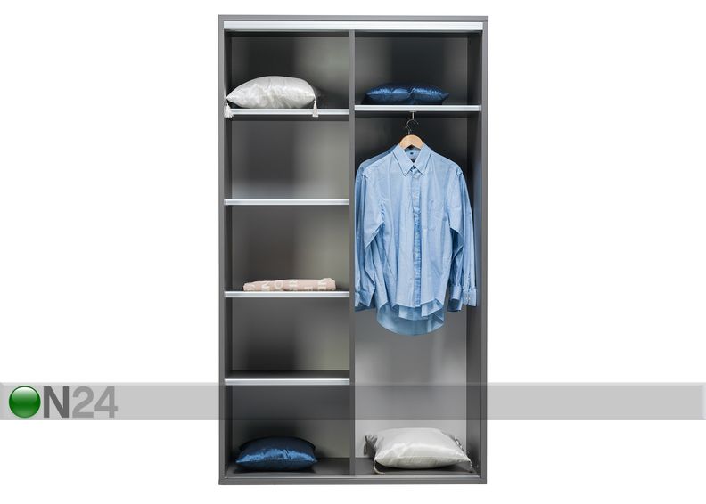 Vaatekaappi liukuovilla 120 cm kuvasuurennos