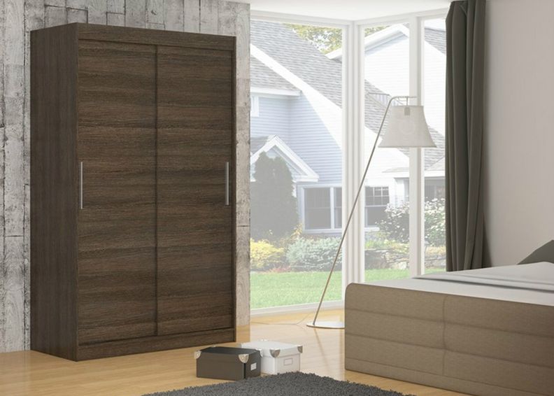 Vaatekaappi liukuovilla 150 cm kuvasuurennos