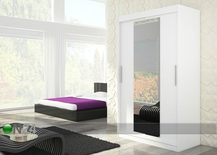 Vaatekaappi liukuovilla 150 cm kuvasuurennos