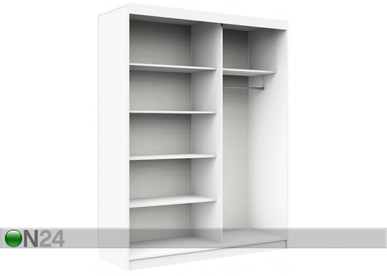 Vaatekaappi liukuovilla 150 cm kuvasuurennos