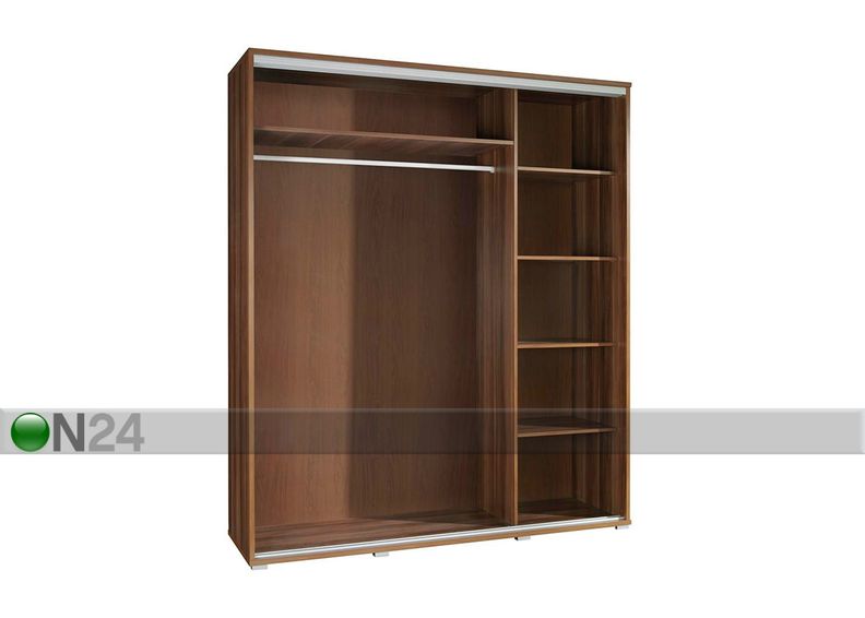 Vaatekaappi liukuovilla 155 cm kuvasuurennos