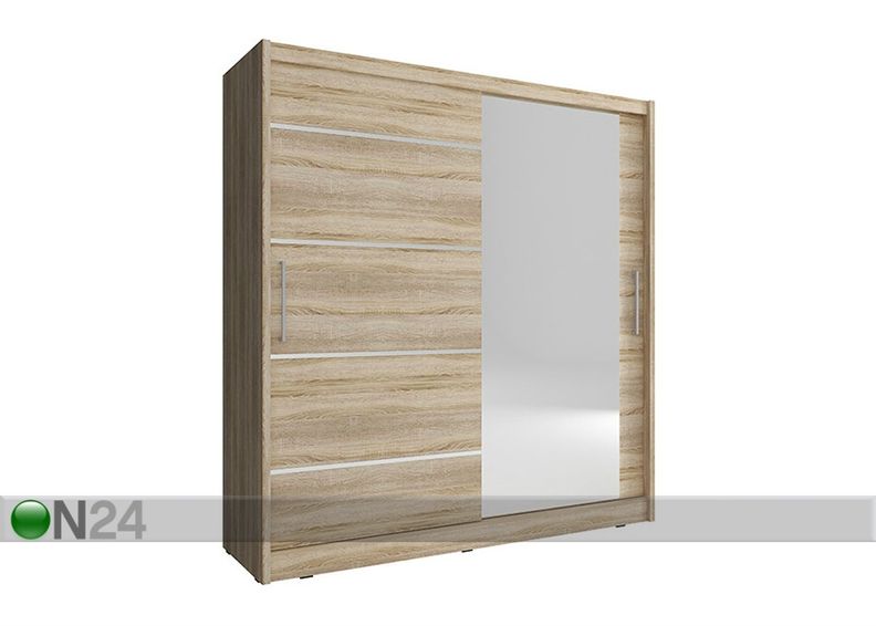 Vaatekaappi liukuovilla 180 cm kuvasuurennos