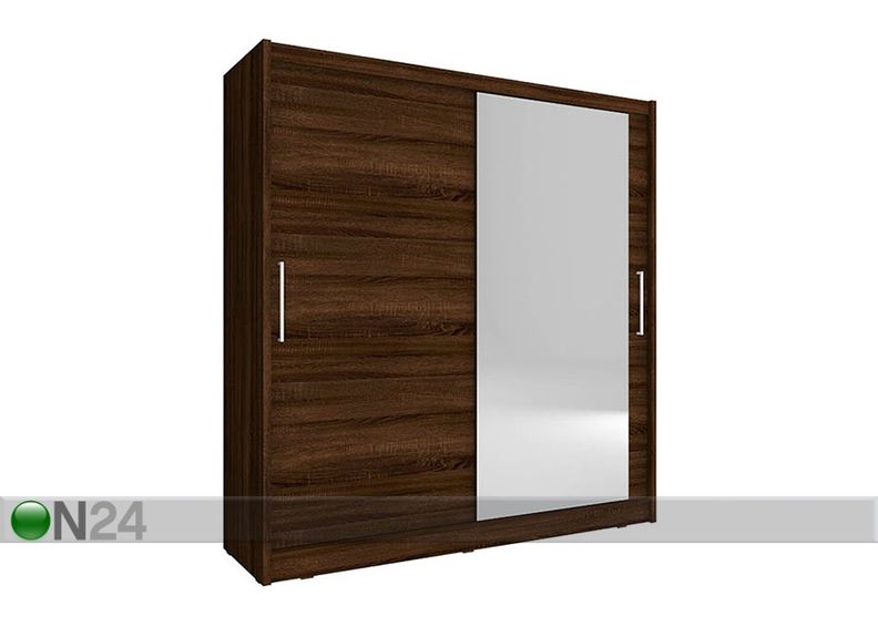 Vaatekaappi liukuovilla 200 cm kuvasuurennos