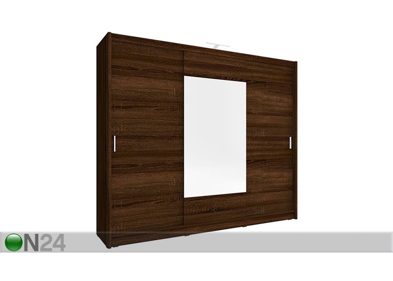 Vaatekaappi liukuovilla 250 cm kuvasuurennos