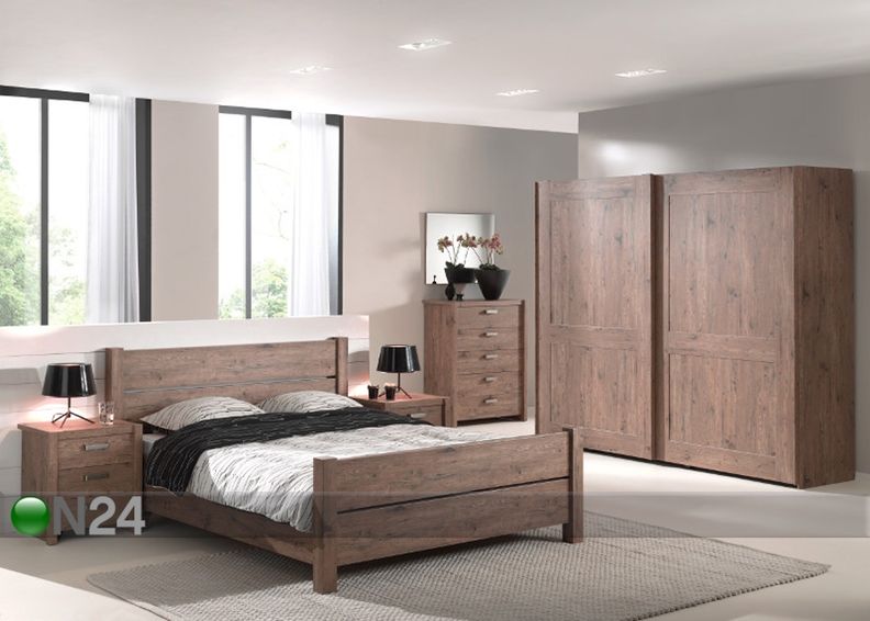 Vaatekaappi liukuovilla 250 cm kuvasuurennos