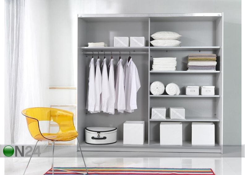 Vaatekaappi liukuovilla BETA 221 cm kuvasuurennos