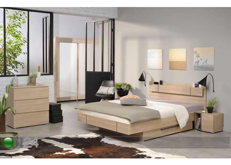 Vaatekaappi liukuovilla CELEBRITY 182 cm kuvasuurennos