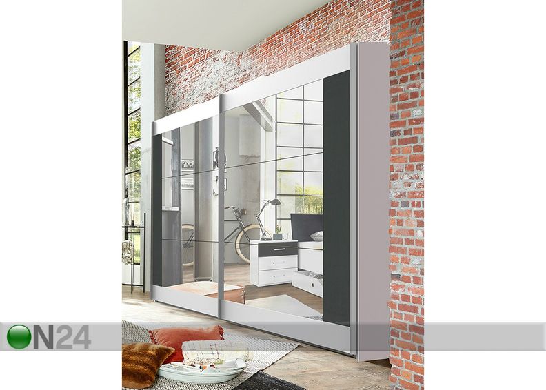 Vaatekaappi liukuovilla Mexico 270 cm kuvasuurennos