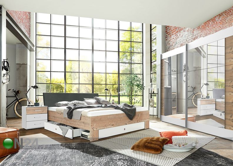 Vaatekaappi liukuovilla Mexico 270 cm kuvasuurennos