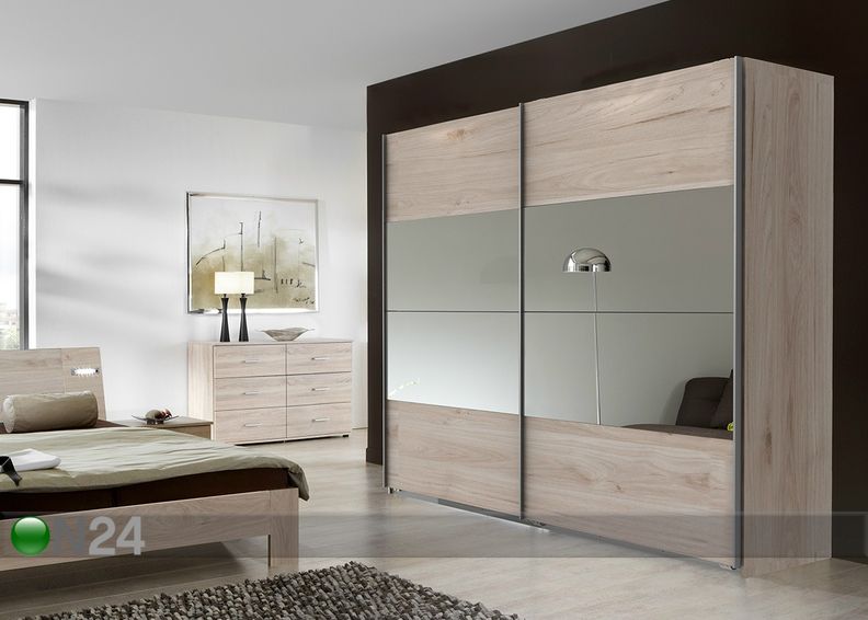 Vaatekaappi liukuovilla Neapel 270 cm kuvasuurennos