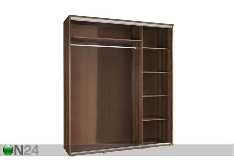 Vaatekaappi liukuovilla Penelopa 155 cm grafiikalla kuvasuurennos