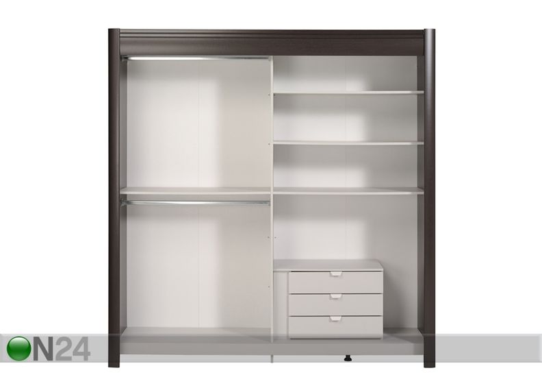 Vaatekaappi liukuovilla PHENIX 202 cm kuvasuurennos