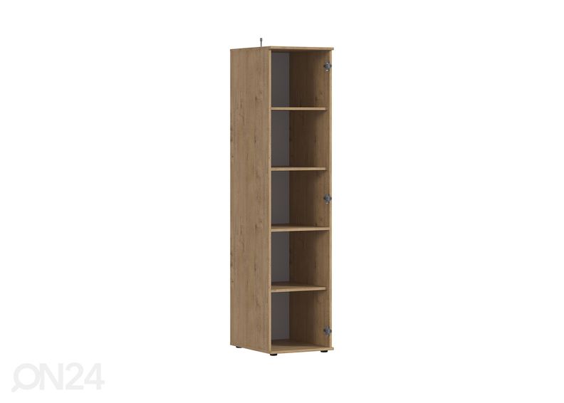 Vaatekaappi Mambo, bunratti tammi/ harmaa kuvasuurennos