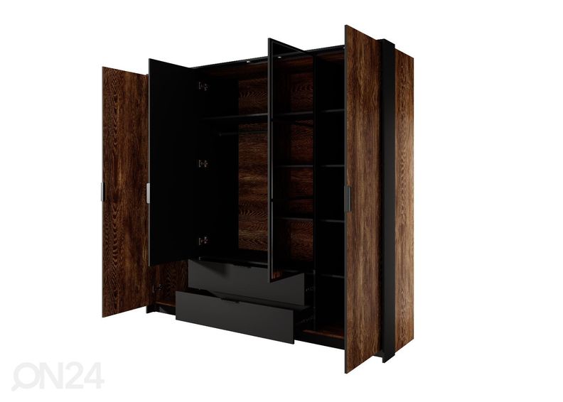 Vaatekaappi Milton B 223 cm kuvasuurennos