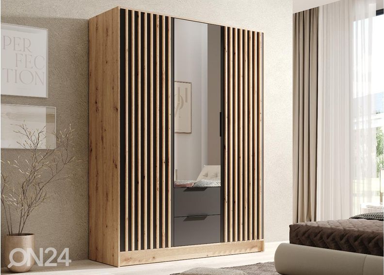 Vaatekaappi Moselle 150 cm kuvasuurennos