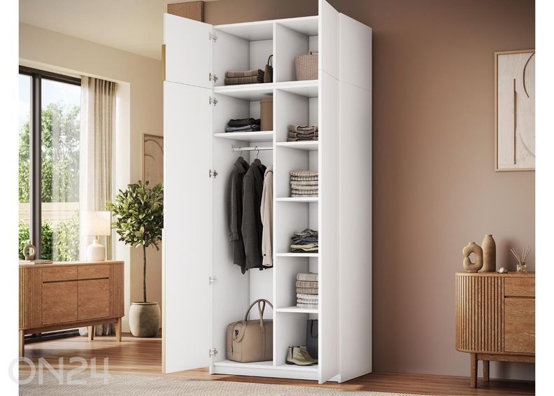 Vaatekaappi peilillä Alera II 100 cm kuvasuurennos