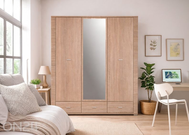 Vaatekaappi peilillä Gress kuvasuurennos