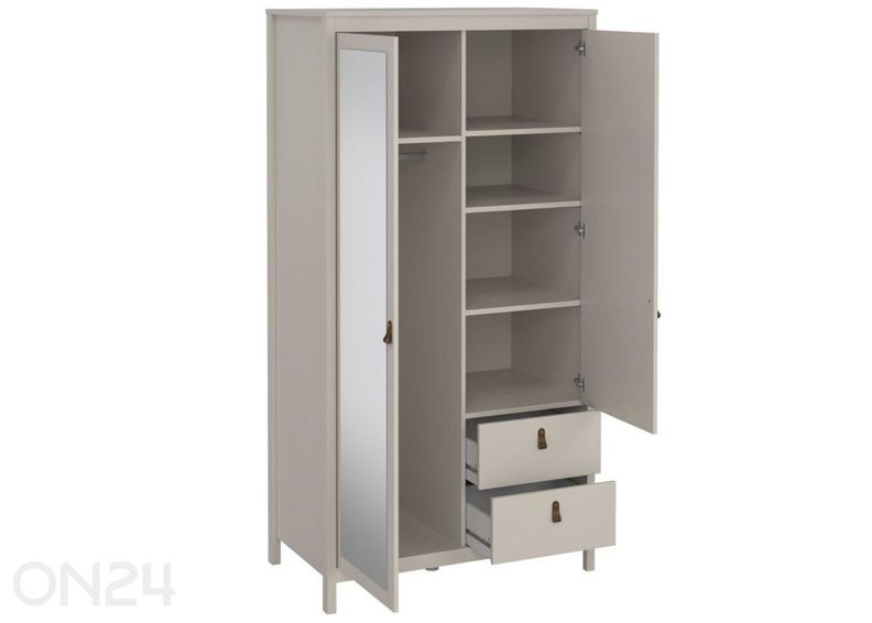 Vaatekaappi peiliovella Madrid 102 cm kuvasuurennos
