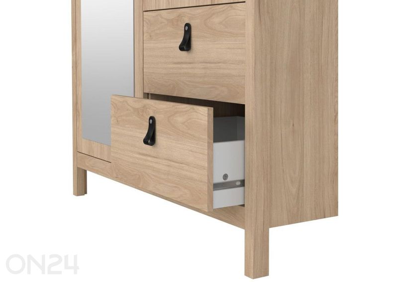 Vaatekaappi peiliovella Madrid 102 cm kuvasuurennos