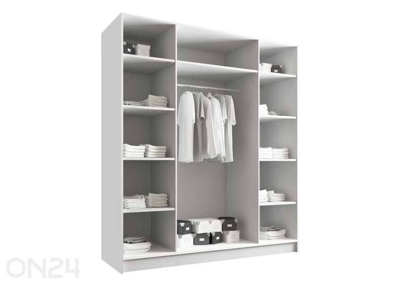 Vaatekaappi Santi II 200 cm kuvasuurennos