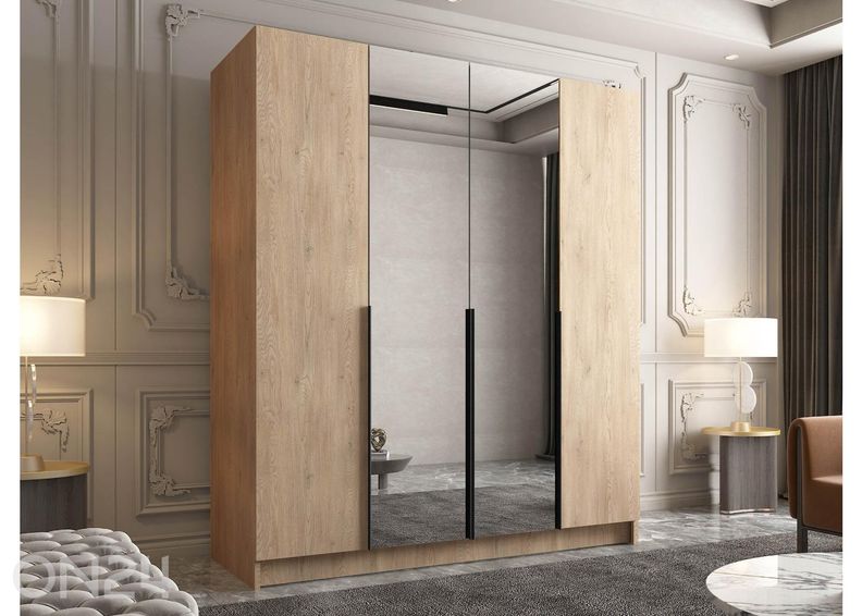 Vaatekaappi Santi II 200 cm kuvasuurennos