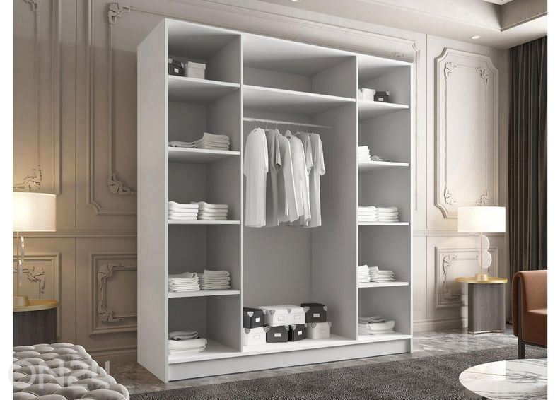 Vaatekaappi Santi III 200 cm kuvasuurennos