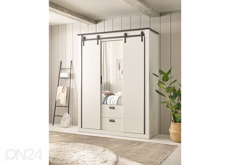 Vaatekaappi Sherwood 162 cm kuvasuurennos