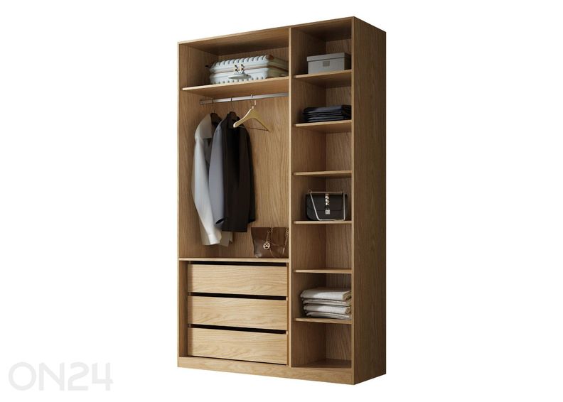 Vaatekaappi Soreno 135 cm kuvasuurennos