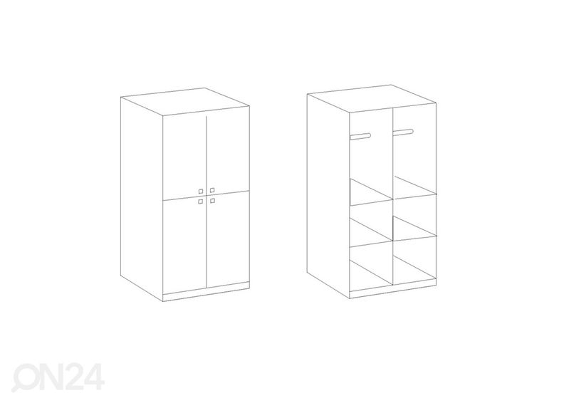 Vaatekaappi SUNNY kuvasuurennos