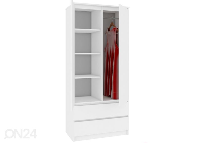 Vaatekaappi Trent 90 cm kuvasuurennos