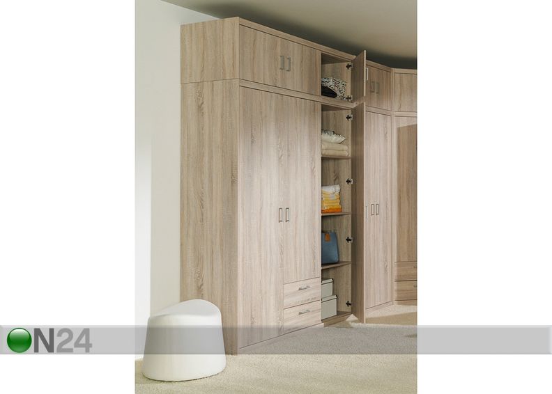 Vaatekaappi+yläkomero SOFT PLUS kuvasuurennos