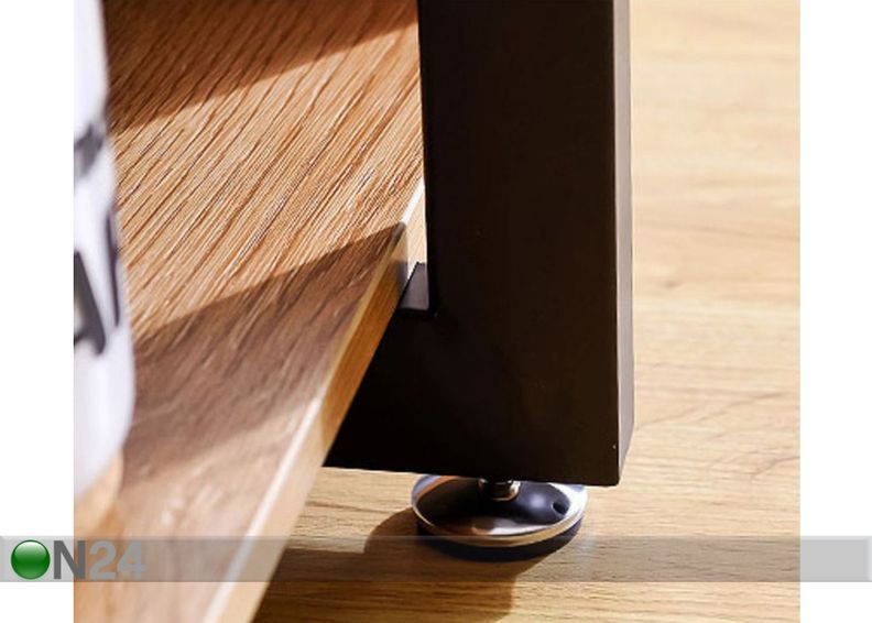 Vaatekaappijärjestelmä (3 hyllyä + 2 tankoa + kenkähylly) 80x200 cm kuvasuurennos