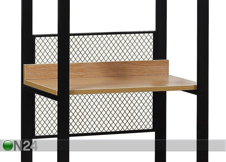Vaatekaappijärjestelmä 60x200 cm (2 hyllyä + 2 tankoa) kuvasuurennos