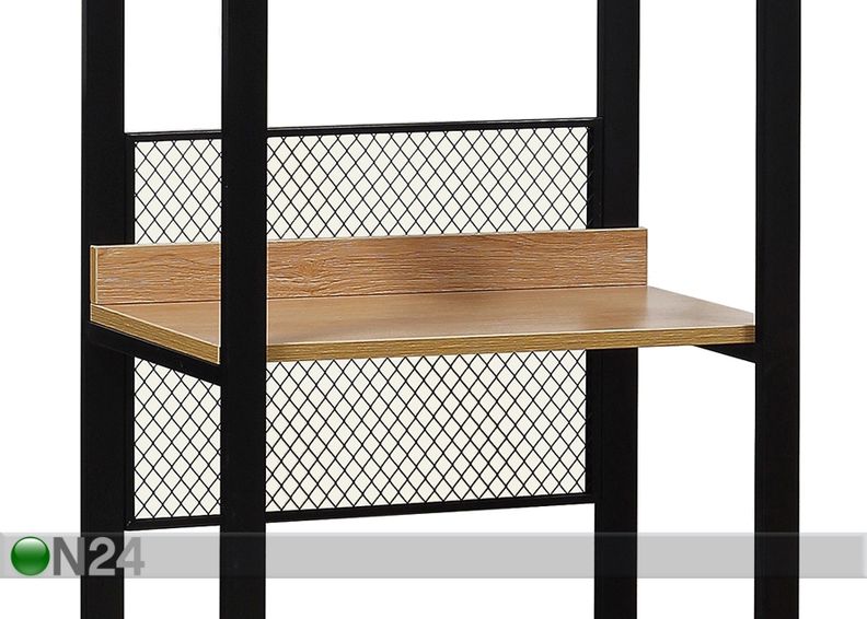 Vaatekaappijärjestelmä 60x200 cm (5 hyllyä + 2 tankoa) kuvasuurennos