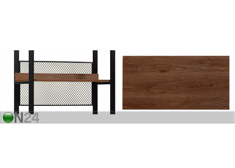 Vaatekaappijärjestelmä 80x200 cm (5 hyllyä + 2 tankoa) kuvasuurennos