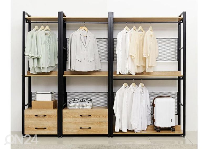 Vaatekaappijärjestelmän hylly (120 cm, vaalea) kuvasuurennos