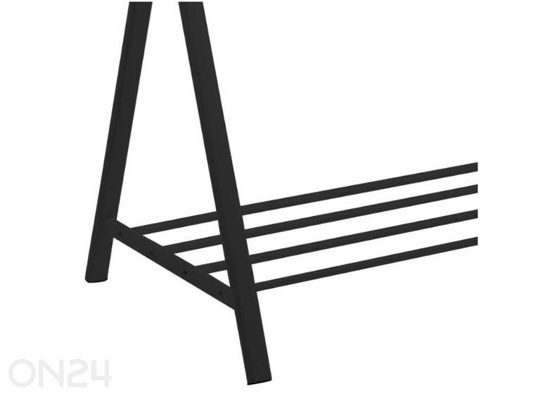 Vaaterekki Frado musta kuvasuurennos